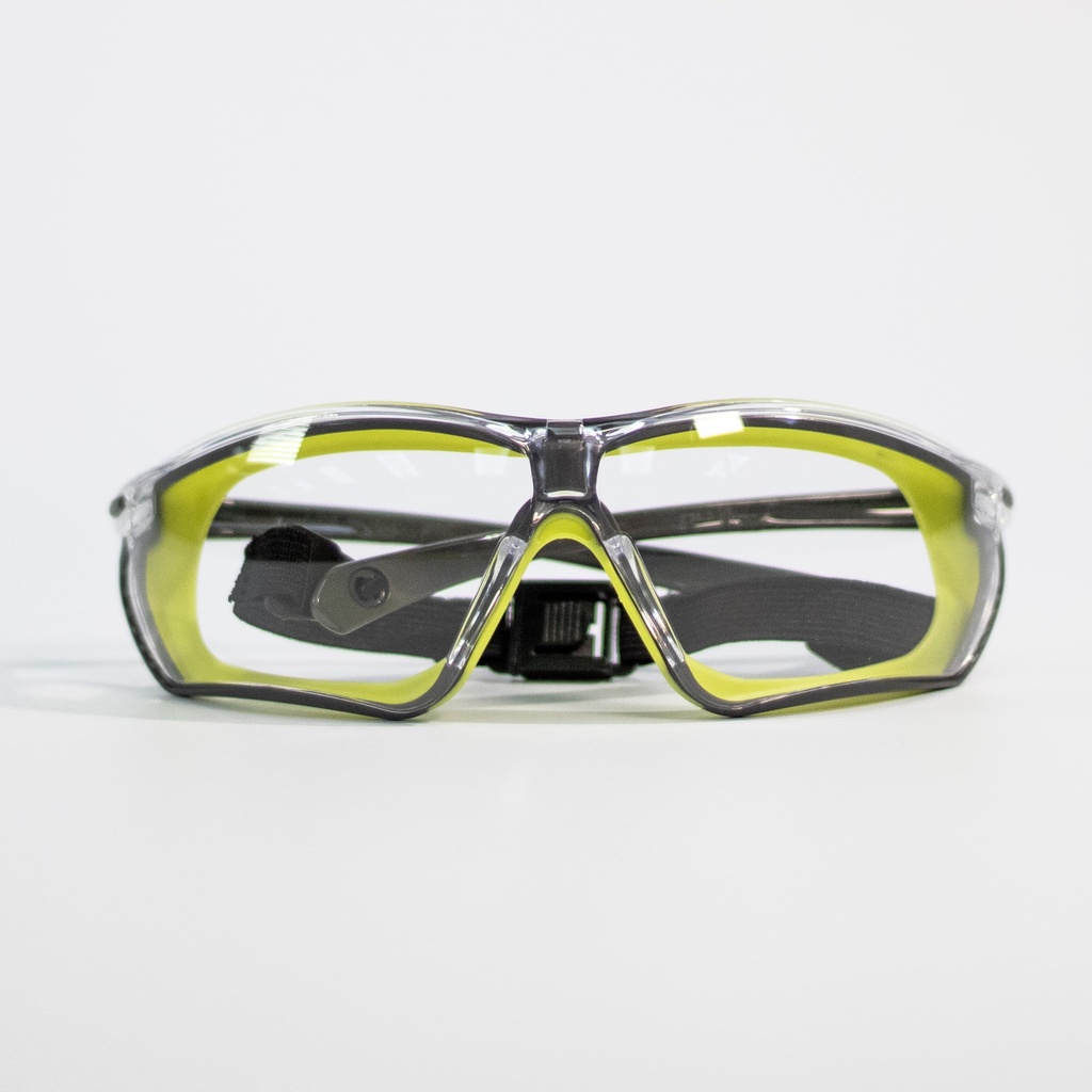 Glasses Sealed, Crossover, Clear Polycarbonate Lens with H2X Anti-Fog Lens Treatment, Hi-Vis Vented Rolled Rubber Gasket, Adjustable detachable strap with quick release (ANSI/ISEA Z87.1+ High Impact). Pyramex P/N SGL10610DT
