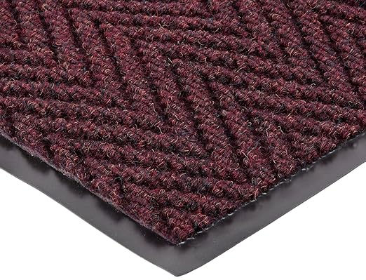Matting, 118 Arrow Trax 3' x 6' Burgundy c/w Vinyl Border (Nosing). P/N 118S0036BD
