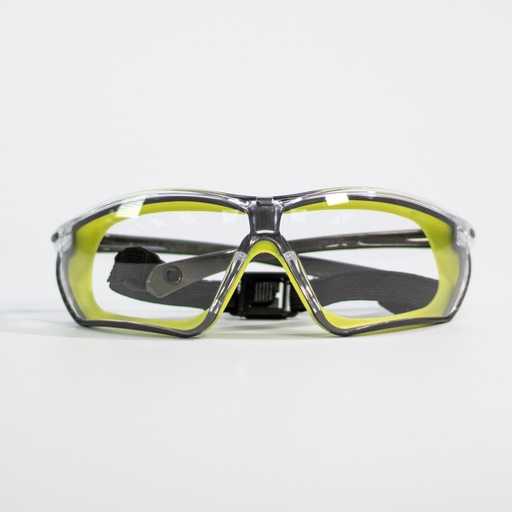 Glasses Sealed, Crossover, Clear Polycarbonate Lens with H2X Anti-Fog Lens Treatment, Hi-Vis Vented Rolled Rubber Gasket, Adjustable detachable strap with quick release (ANSI/ISEA Z87.1+ High Impact). Pyramex P/N SGL10610DT
