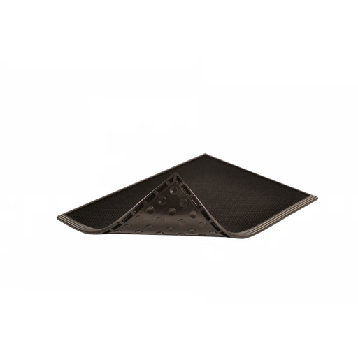 Matting, 346 Sani-Trax18" x 24" Black, Disinfectant Foot Mat, 3/4" Thick, Rubber Border 1/4" Higher than Finger Scrappers, Holds up to 1 gal Sanitizing Solution, Suction Cups on Underside to Minimize Movement. P/N 346S1824BL